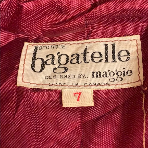 Vintage Ruby Suede Bagatelle Coat - Picture 5 of 6